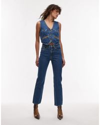 Mango - Bannack Cord Pocket Detail Slim Leg Jeans Co-Ord - Lyst