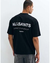 AllSaints - Underground Oversized T-shirt - Lyst