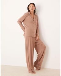 ASOS - Long Sleeve Super Soft Pyjama Set - Lyst
