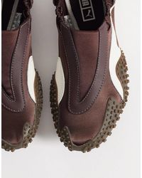 PUMA - Mostro move - baskets en satin - marron chocolat - Lyst