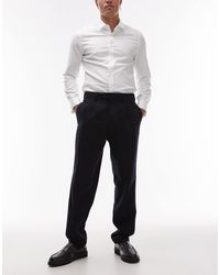 Mango - Wool Mix Tailored Trouser - Lyst