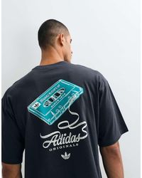 adidas Originals - Record Graphic Backprint Tee - Lyst