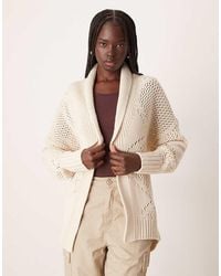 Abercrombie & Fitch - Shawl Collar Boho Cardigan - Lyst