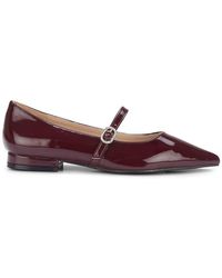 SEQWL - Point Toe Ballets Shoes With Buckle Closure - Lyst