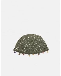 Stradivarius - Rhinestone Skull Cap - Lyst