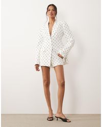 AFRM - Jemima Cinched Waist Blazer Co-Ord - Lyst