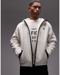 Tommy Hilfiger - – pullover aus teddyfleece - Lyst