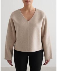 Aim'n - Dark Clay Wool Sweatshirt - Lyst