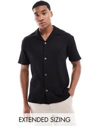 ASOS - Relaxed Fit Rib Polo Shirt - Lyst