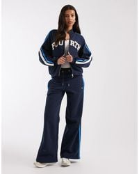 4th & Reckless - Drawstring Waist Wide Leg Trackies - Lyst