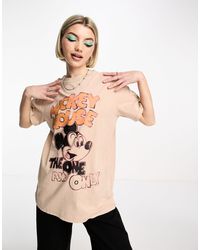 Cotton On - Cotton on - t-shirt oversize à imprimé mickey mouse - Lyst