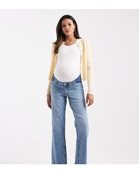 ASOS - Asos Design Maternity Comfort Stretch Straight Leg Jeans - Lyst