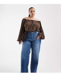 Vero Moda - Tessa High Waisted Wide Leg Jeans - Lyst