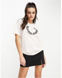 Fred Perry - T-shirt à motif couronne - Lyst