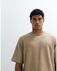 ARKET - Pure Cotton Oversized Textured Boucle T-shirt - Lyst