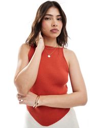 ASOS - Knitted Cami With Tie Straps - Lyst