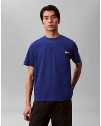 Calvin Klein - Easy T-Shirt With Pocket - Lyst