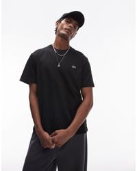 Lacoste - – es t-shirt mit logo - Lyst