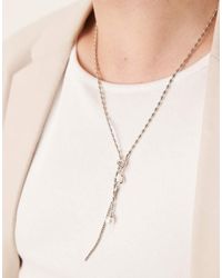 ASOS - Collar Estilo Reata Con Perla De Imitación De - Lyst