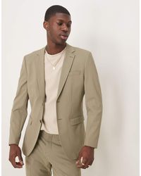 SELECTED - Blazer Slim Fit Salvia - Lyst