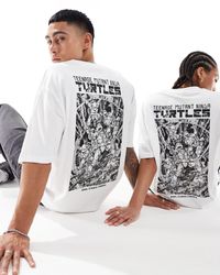 ASOS - Unisex Oversized License Graphic T-shirt With Teenage Mutant Ninja Turtles Prints - Lyst