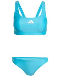 adidas Originals - Bikini Met 3-Stripes En V-Achterkant - Lyst