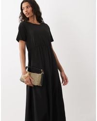 Threadbare - Vestito Midi A Maniche Corte - Lyst