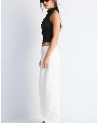 Stradivarius - Ruched Halter Top - Lyst