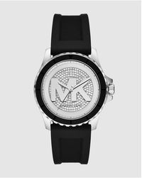 Michael Kors - Everest Three-Hand Silicone Watch - Lyst