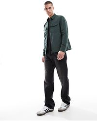 Fred Perry - Overshirt Met Ritssluiting - Lyst