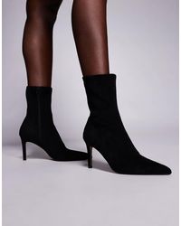 ASOS - Erika - bottines souples à talon haut - Lyst