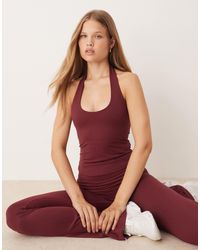 Gina Tricot - Mix And Match Yoga Halterneck Top - Lyst