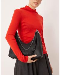 Calvin Klein - Top Zip Shoulder Bag With Chain And Strap - Lyst