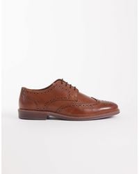 ASOS - Lace Up Shoes With Brogue Detailing - Lyst