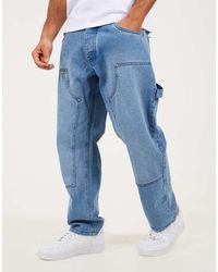 Brave Soul - Loose Fit Carpenter Style Denim Jeans - Lyst