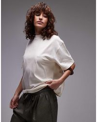 TOPSHOP - Oversized Boxy Short Sleeve Tee - Lyst