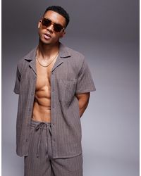 South Beach - Revere Knitted Beach Shirt - Lyst