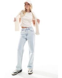 Miss Selfridge - Heart Pocket Straight Leg Jeans - Lyst