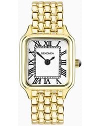 Sekonda - Monica Maxi 30Mm Analogue Watch With Case And Alloy Bracelet With Dial - Lyst