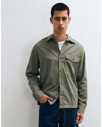 Gap - Boxy Fit Twill Shirt - Lyst