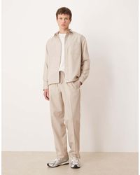 ASOS - Smart Regular Fit Stripe Pants - Lyst