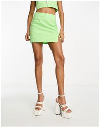 Glamorous - Poplin A-line Mini Skirt - Lyst