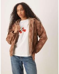 Roxy - Feels Good Printed Corduroy Hoodie Jacket - Lyst