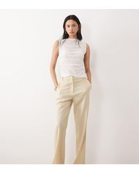 ASOS - Tall Tailored Slim Straight Trousers - Lyst