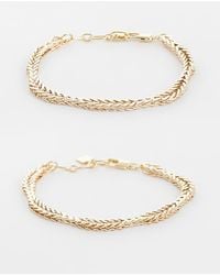 ASOS - Mutli-pack Of Chunky Chain Bracelets - Lyst