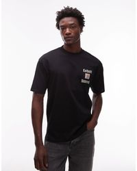 Carhartt - – schooling heart – locker sitzendes t-shirt - Lyst