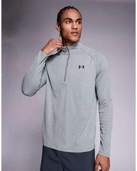 Under Armour - Tech Textured Half-zip T-shirt - Lyst