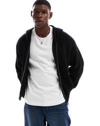 Weekday - Sweat à capuche oversize en maille - Lyst