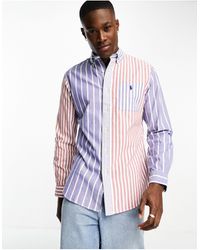 Polo Ralph Lauren - Grappig Custom-fit Oxford Overhemd Met E Strepen - Lyst