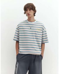Pull&Bear - Striped Stwd T-Shirt - Lyst